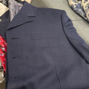 Stacy Adams Blue Men’s Coat Blazer Suit Size 40L NWT EJ